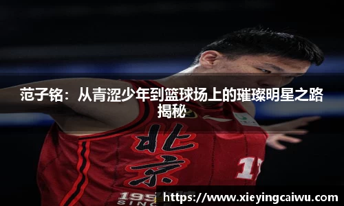 范子铭：从青涩少年到篮球场上的璀璨明星之路揭秘