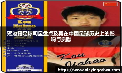 延边籍足球明星盘点及其在中国足球历史上的影响与贡献
